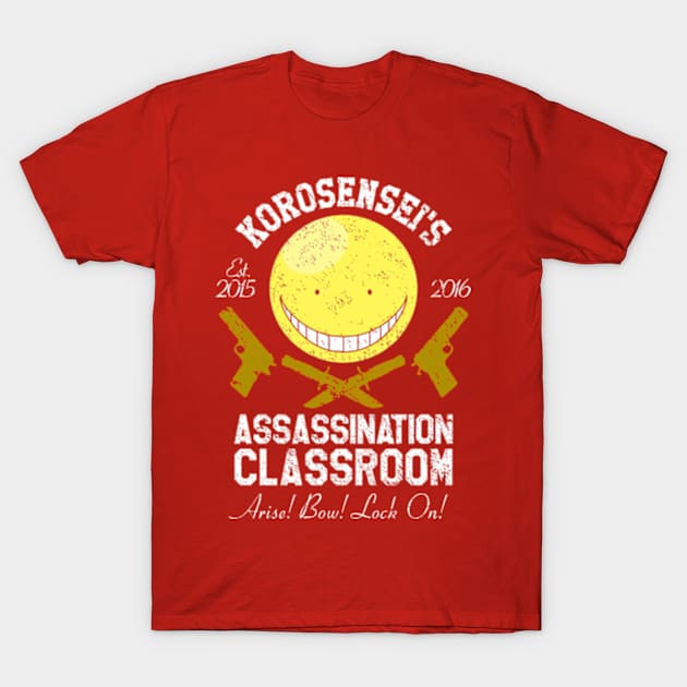 korosensei's, assassination, T-Shirt by Rooscsbresundae